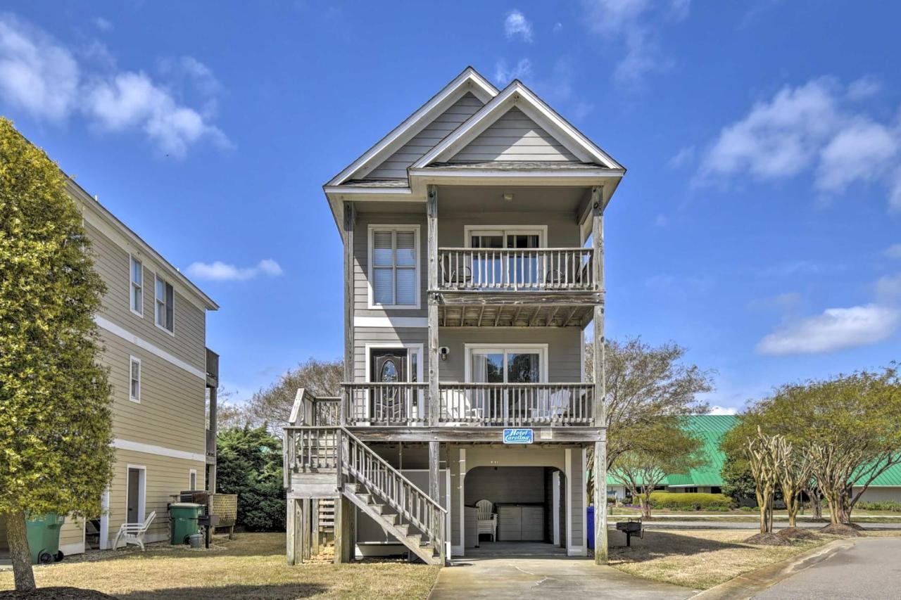 Home With Deck In Corolla Light Walk To Beach! Exterior photo